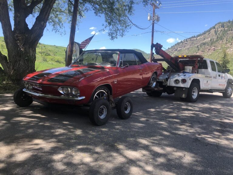 Affordable Towing tow truck job in Eagle County, Colorado, photo taken July 2019
