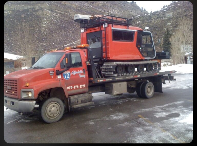 Affordable Towing tow truck job in Eagle County, Colorado, photo taken December 2025