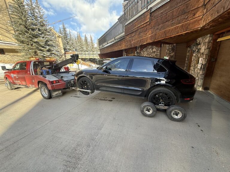 Affordable Towing tow truck job near Gypsum, Colorado, photo taken December 2025