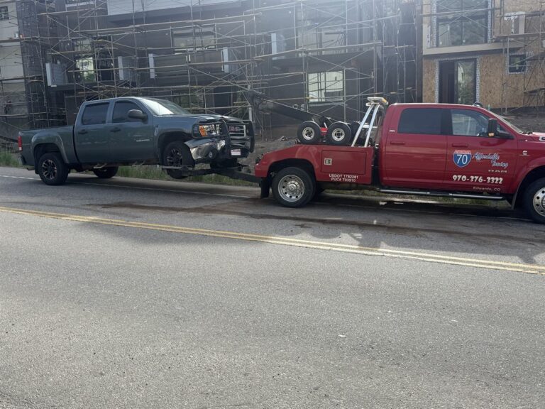 Affordable Towing tow truck job near Vail, Colorado, photo taken June 2026