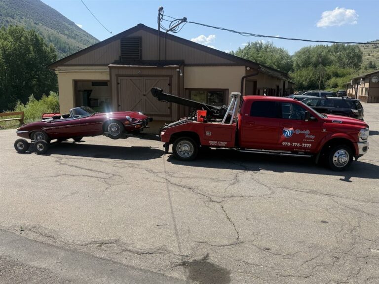 Affordable Towing tow truck job near Vail, Colorado, photo taken July 2026