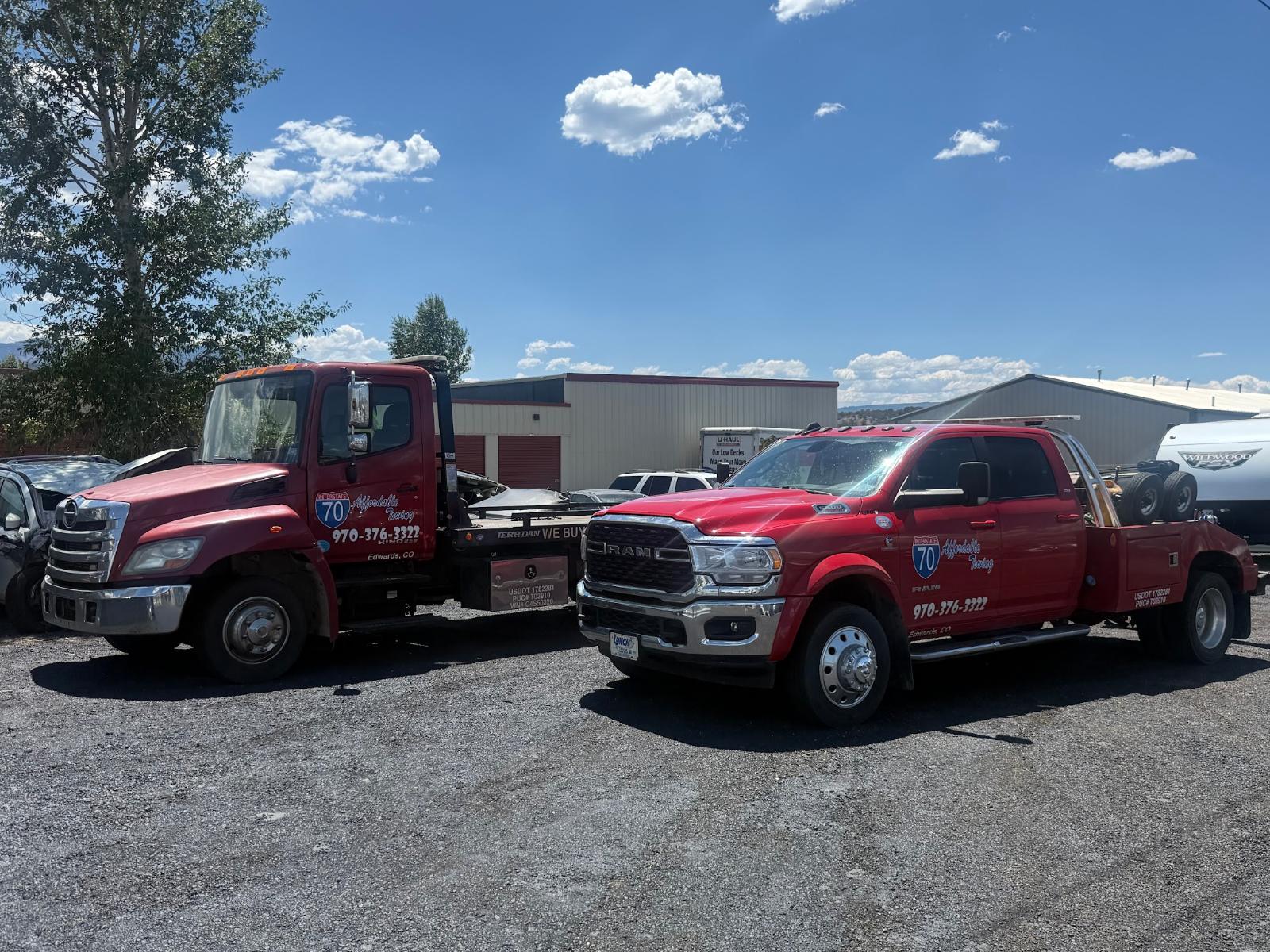 Affordable Towing flatbed tow truck serving Wolcott, Colorado